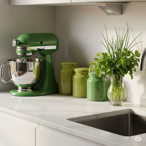 green kitchen