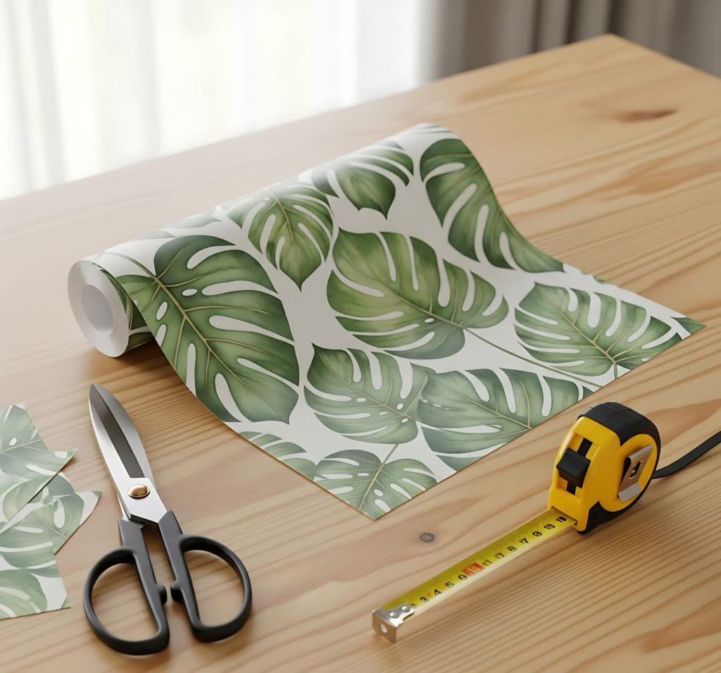 Tools for installing temporary wall decor for renters