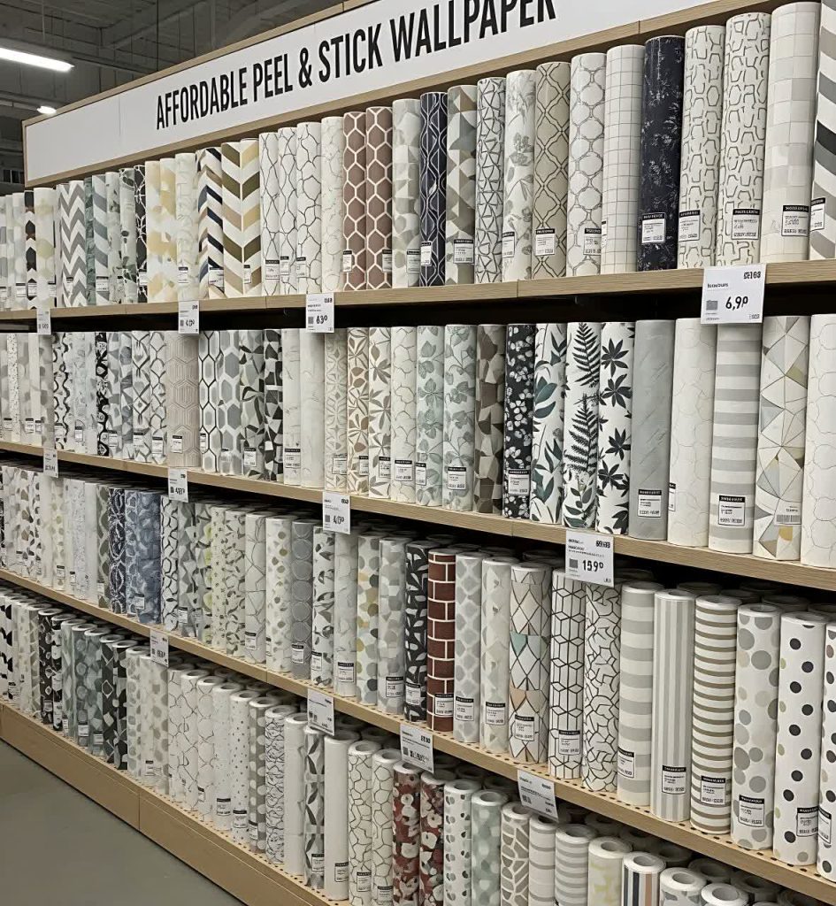 Budget-friendly wall decor with affordable peel-and-stick wallpaper